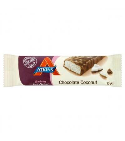 Батончик для похудения шоколад с кокосом Atkins Endulge Chocolate Coconut Bar 35 гр 1 шт Atkins