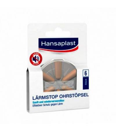 Беруши для защиты слуха HANSAPLAST Lärmstop Ohrstöpsel 6 шт HANSAPLAST
