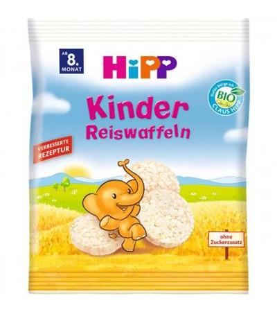 Детские рисовые лепешки с 8 месяцев HiPP Kinder Reiswaffeln 35 гр Hipp