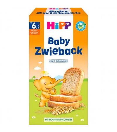 Детское печенье с 6 месяцев HiPP Baby Zwieback 100 гр Hipp