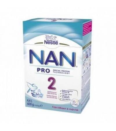 Детское питание NAN 2 Pro Сухое молоко 600 гр Nestle