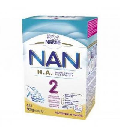 Детское питание NAN HA 2 гипоалергенный сухое молоко 600 гр Nestle