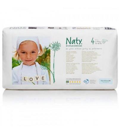 Эко Подгузники By naturale Babycare 4 7-18 кг 46 шт Naty