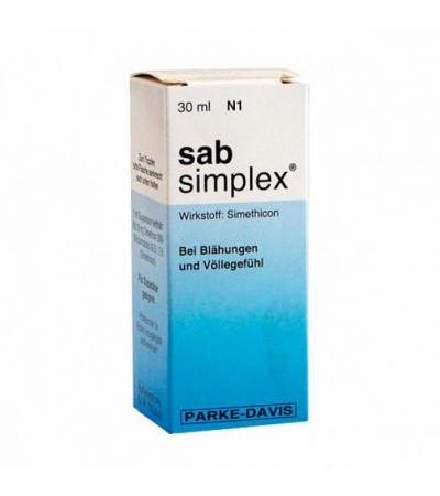 Эмульсия от метеоризма SAB simplex Suspension Wirkstoff Simeticon 30 мл Sab Simplex