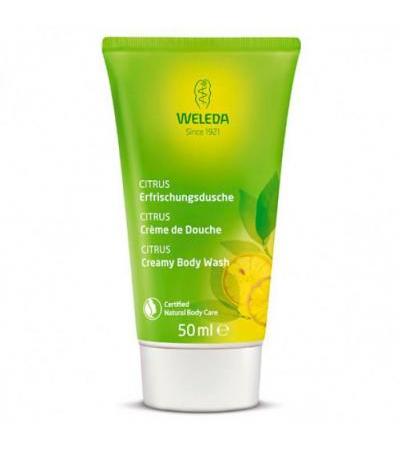 Гель для душа цитрусовый освежающий WELEDA Citrus Erfrischungsdusche 50 мл Weleda