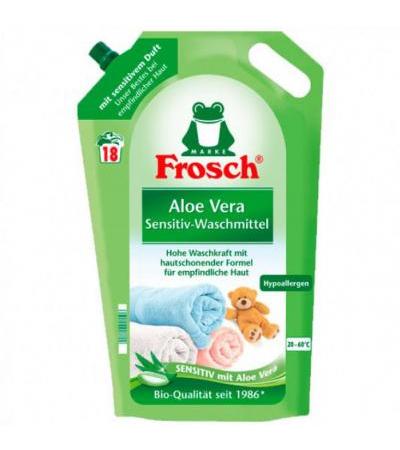Гель для стирки белья с Алое Вера Frosch Aloe Vera Sensitiv-Waschmittel 1800 мл Frosch
