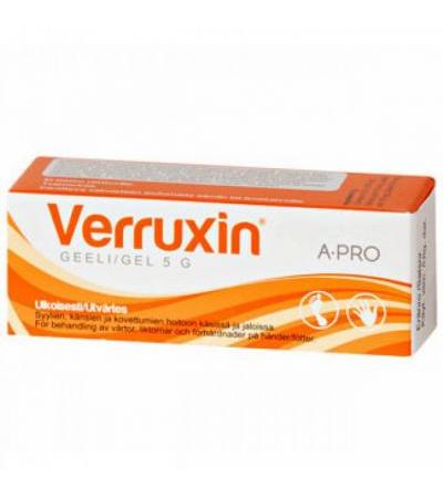 Гель для ухода за кожей рук и ног 5 гр VERRUXIN ( верруксин )