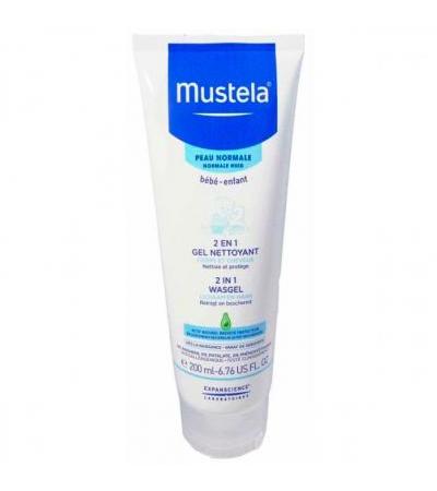 Гель моющий для младенцев MUSTELA 2 EN1 GEL NETTOYANT PEAU NORMALE 200 мл MUSTELA