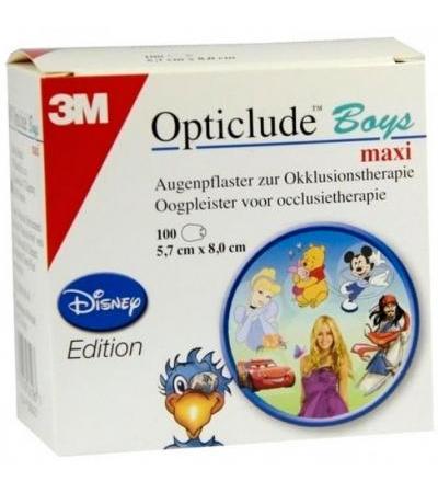 Глазной пластырь OPTICLUDE 3M Disney Pfl.Boys maxi 2539MDPB-100 размер 5,7 x 8 см 100 шт 3M