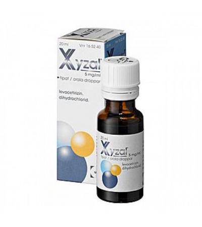 Капли от аллергии Xyzal 5 мг 20мл. UCB