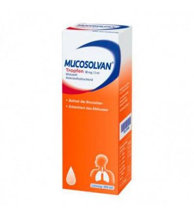 Капли от кашля MUCOSOLVAN Tropfen 30 mg/2 ml 100 мл MUCOSOLVAN