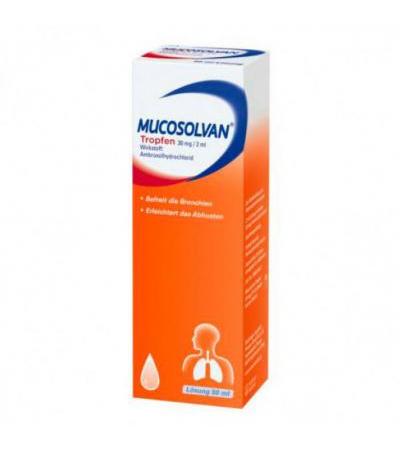 Капли от кашля MUCOSOLVAN Tropfen 30 mg/2 ml 50 мл MUCOSOLVAN