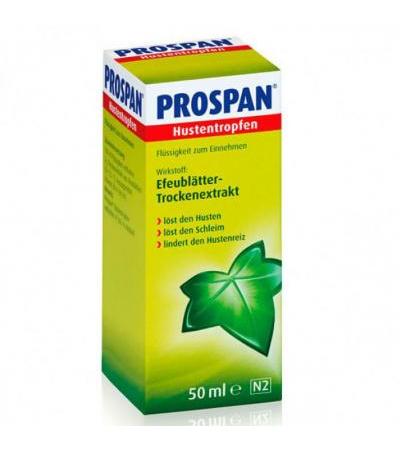 Капли от кашля PROSPAN Hustentropfen 50 мл Prospan