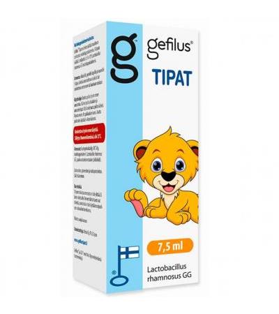 Капли с молочнокислыми бактериями Gefilus LGG Droppar (Tipat) 7,5 мл Gefilus