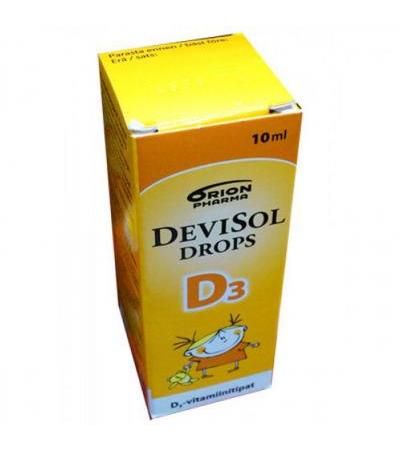 Капли с витамином D3 для детей DeviSol Drops D3 10 мл DeviSol ( Девисол ) купить D3 витамин Д в каплях