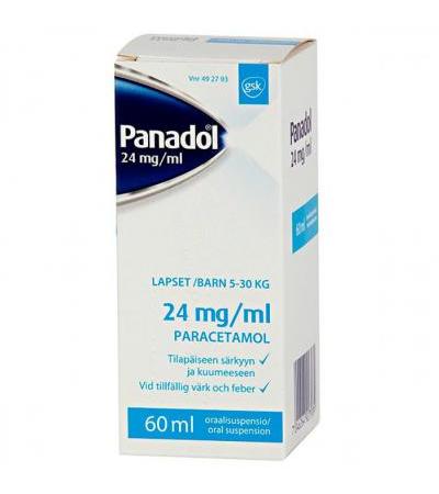 Капли жаропонижающие PANADOL 24 мг / мл 60 мл GlaxoSmithKline