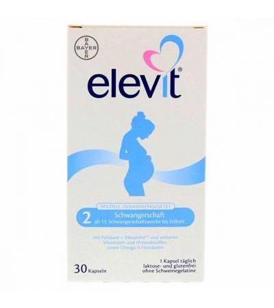 Капсулы для беременных с 13 недели ELEVIT 2 Schwangerschaft Weichkapseln 30 шт Bayer