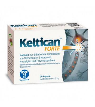 Капсулы для лечения позвоночника KELTICAN forte Kapseln 20 шт KELTICAN