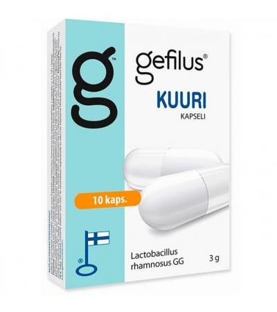 Капсулы с молочнокислыми бактериями GEFILUS KUURI APTEEKKARIN 10 шт Gefilus