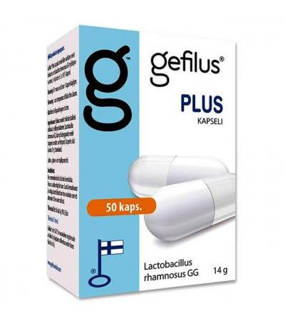 Капсулы с молочнокислыми бактериями GEFILUS PLUS APTEEKKARIN 50 шт Gefilus