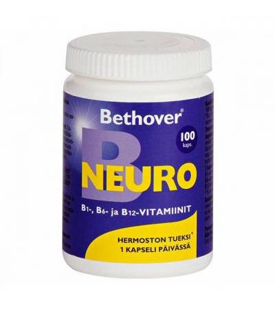 Комплекс NEURO B1 B6  B12 100 капсул BETHOVER