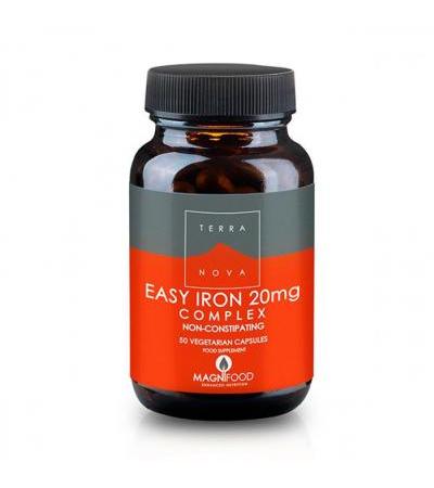 Комплекс с железом Easy Iron 20 mg Complex 50 капсул Terra Nova