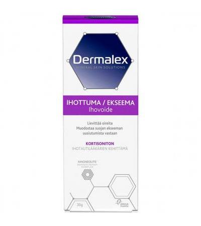Крем для лечения экземы. DERMALEX EKSEEMAN HOITOON VOIDE 30 гр Dermalex
