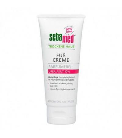 Крем для сухой кожи ног SEBAMED Trockene Haut parfümfrei Fußcreme Urea10% 100 мл SebaMed