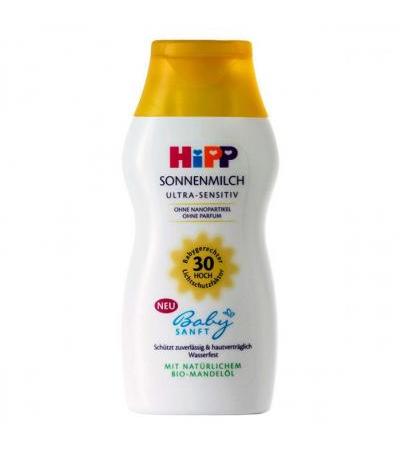 Крем солнцезащитный SPF 30 HiPP Babysanft Sonnenmilch 200 мл Hipp