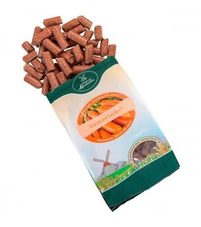 Лакомство для лошади морковь в гранулах Karotten Leckerli 1000 гр Original Landmühle