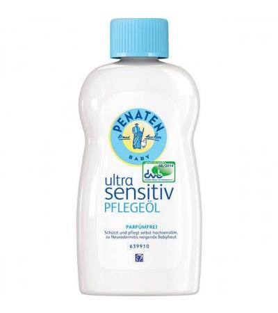 Масло детское для ухода за чувствительной кожей Penaten Ultra Sensitiv Pflegeöl 200 мл PENATEN