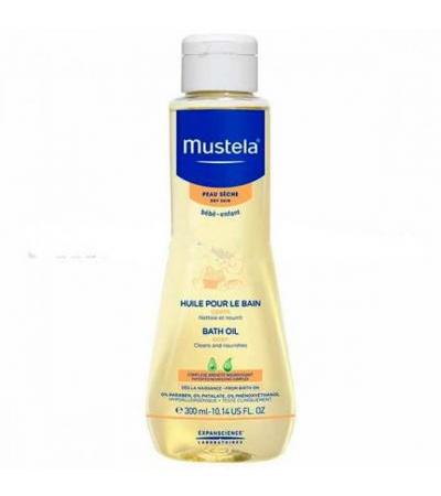 Масло для ванны для младенцев MUSTELA HUILE POUR LE BAIN PEAU SECHE 300 мл MUSTELA