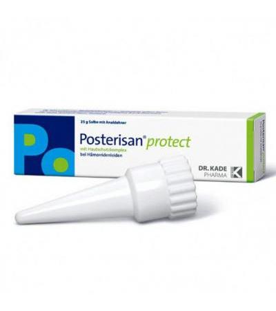 Мазь для помощи при геморрое POSTERISAN protect Salbe mit Analdehner 25 гр POSTERISAN