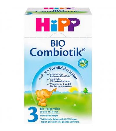 Молочная смесь для детей от 10 месяцев HiPP 3 BIO Combiotik Folgemilch 600 гр Hipp