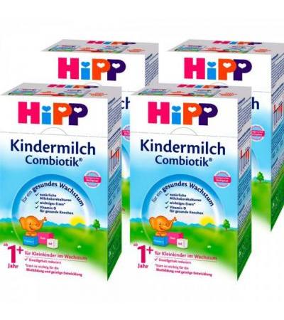 Молочная смесь для детей от 12 месяцев HiPP Kindermilch Combiotik 4 x 600 гр Hipp