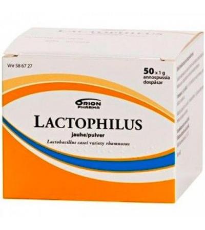 Молочнокислые бактерии LACTOPHILUS JAUHE 50 пакетиков Orion