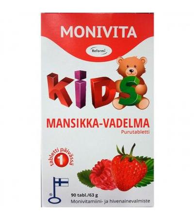 Мультивитамины для детей Monivita Kids 90 жевательных таблеток Monivita