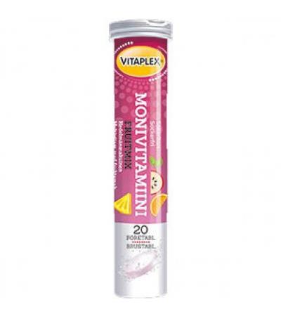 Мультивитамины Monivitamiini Fruitmix 20 шипучие таблетки Vitaplex