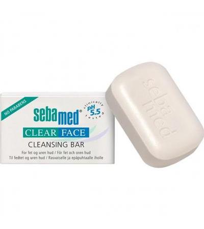 Мыло кусковое для очистки лица SEBAMED CLEAR FACE CLEANSING BAR 100 гр SebaMed