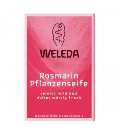 Мыло кусковое с размарином WELEDA Rosmarin Pflanzenseife 100 гр Weleda