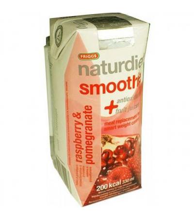 Напиток для похудения из малины и граната Smoothie Raspberry & Pomegranate 330 мл. Naturdiet