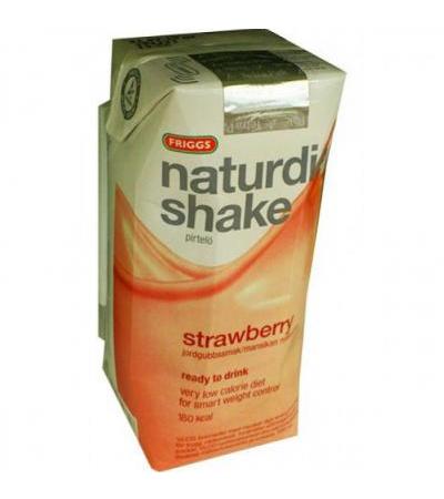 Напиток для похудения с клубникой Friggs Shake Strawberry 330 мл. Naturdiet