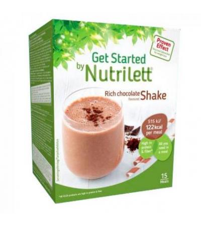 Напиток для похудения шоколадный CHOCOLATE SHAKE 15 х 32 гр. Nutrilett