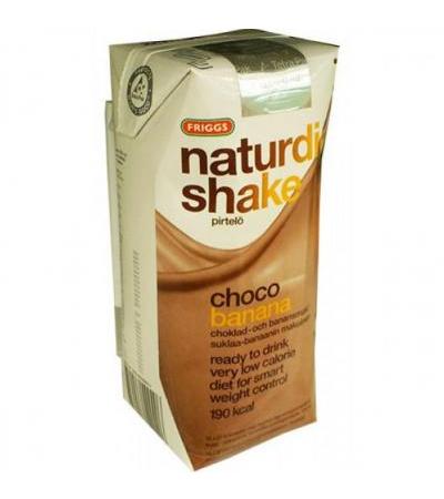Напиток для похудения шоколадный с бананом Friggs Shake Choco Banana 330 мл. Naturdiet