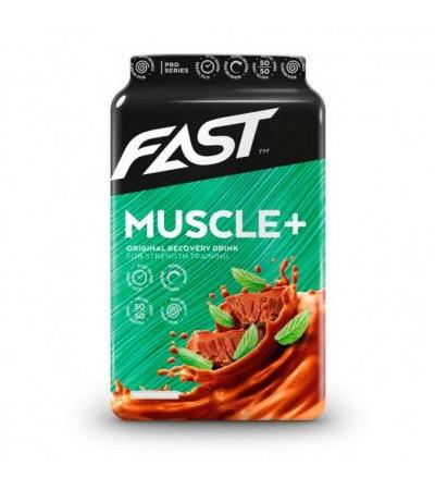 Напиток для восстановления мышц мятный шоколад MUSCLE+ 900 гр FAST