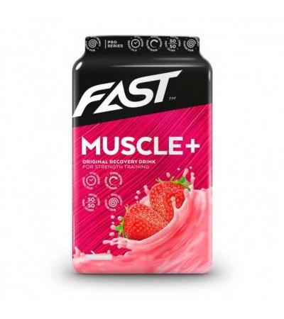 Напиток для восстановления мышц с клубникой MUSCLE+ 900 гр FAST