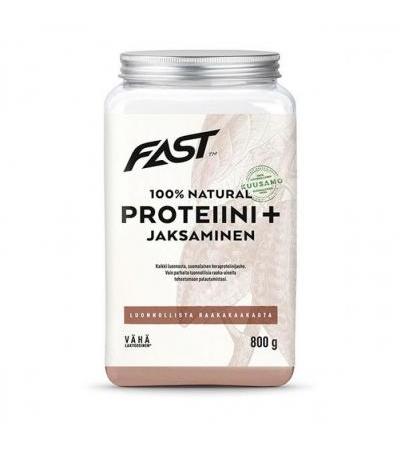 Напиток для выносливости с какао NATURAL PROTEIINI + JAKSAMINEN 800 гр FAST