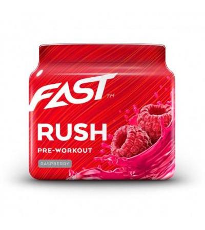 Напиток перед тренировкой малиновый PRE-WORKOUT RUSH 110 гр FAST