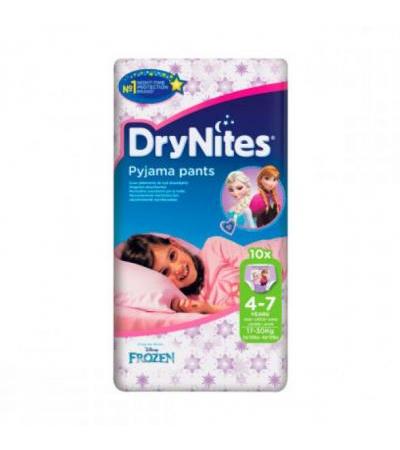 Ночные трусики Pujama Pants для девочек 3-5 лет 16-23 кг 16 шт DryNites