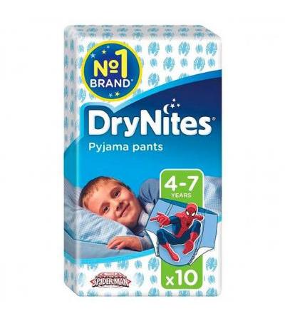 Ночные трусики Pujama Pants для мальчиков 4-7 лет 17-30 кг 16 шт DryNites